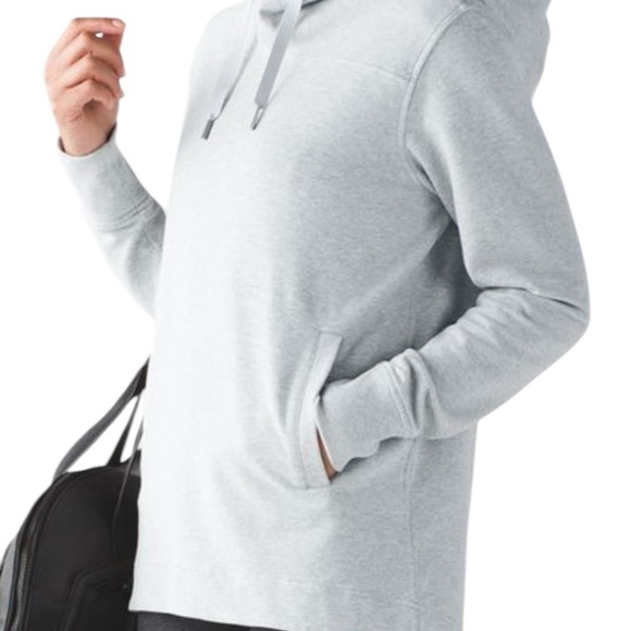 Lululemon Split Pullover Heathered grey hoodie - Picture 3 of 12